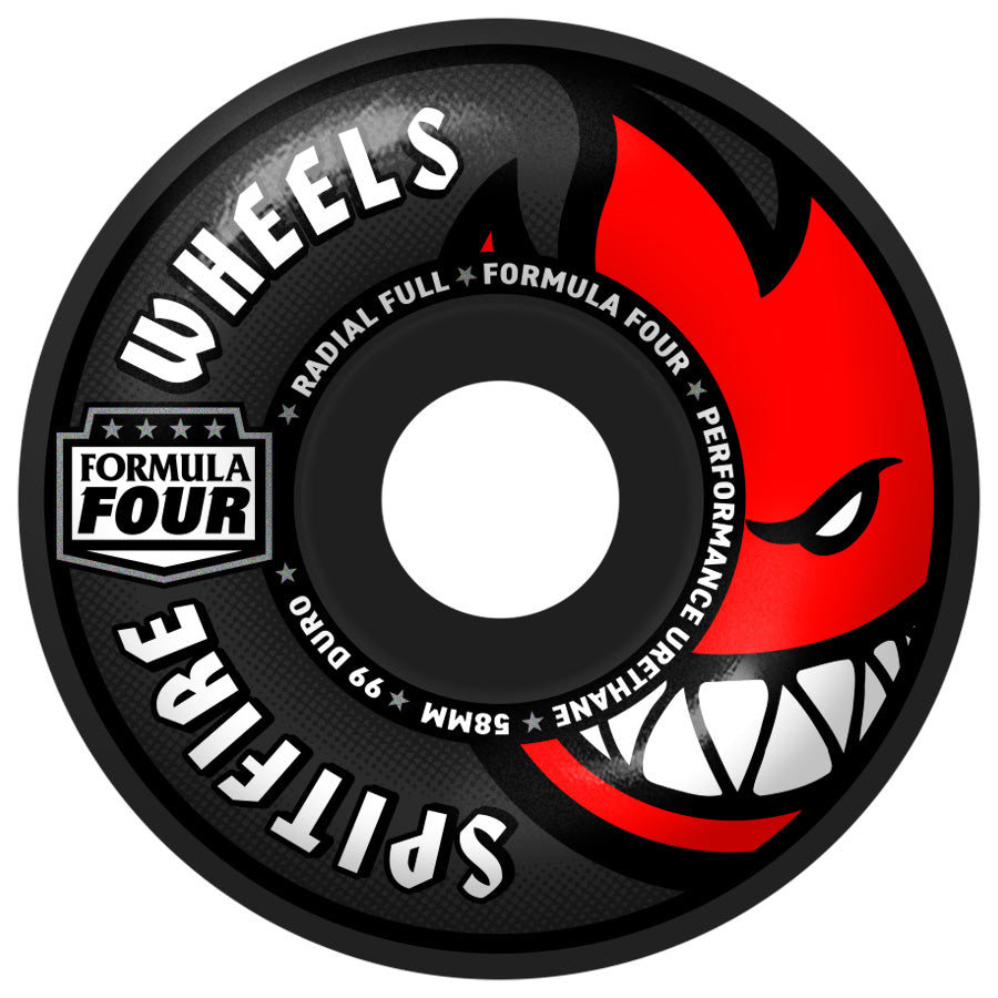 Black Radial Full Spitfire Wheels