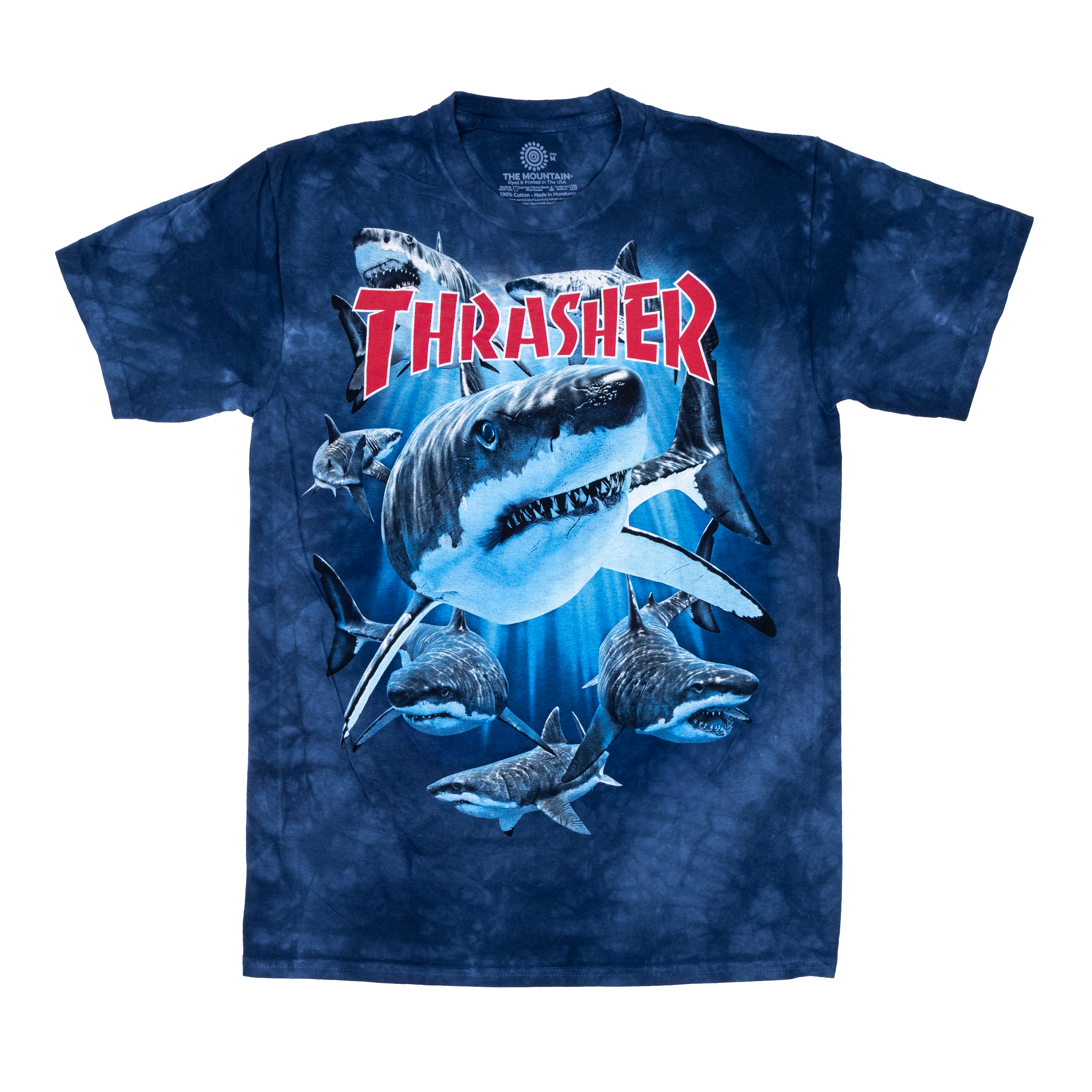 Thrasher Shark Tee - Blue
