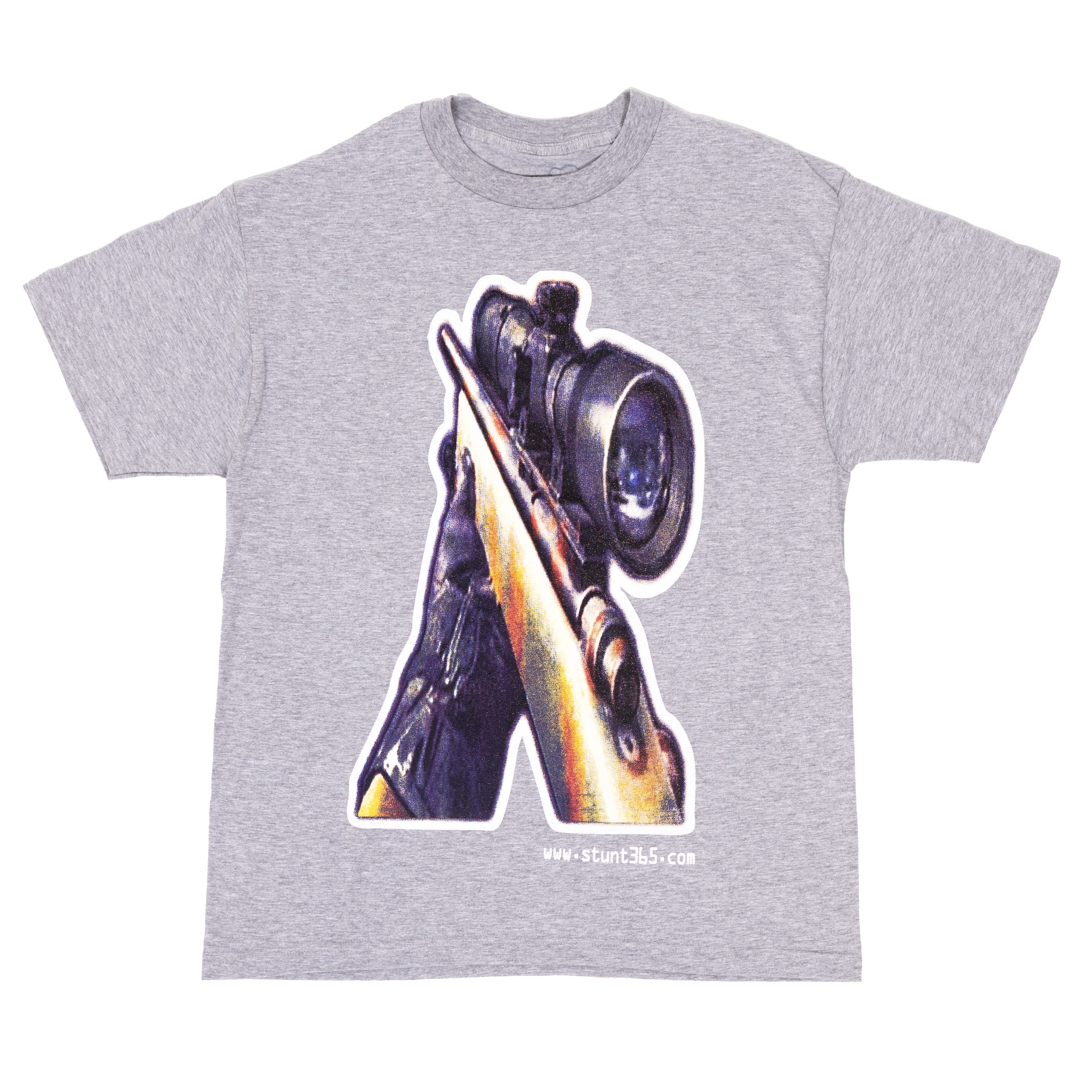 Stunt M40 Tee V2 - Heather Grey