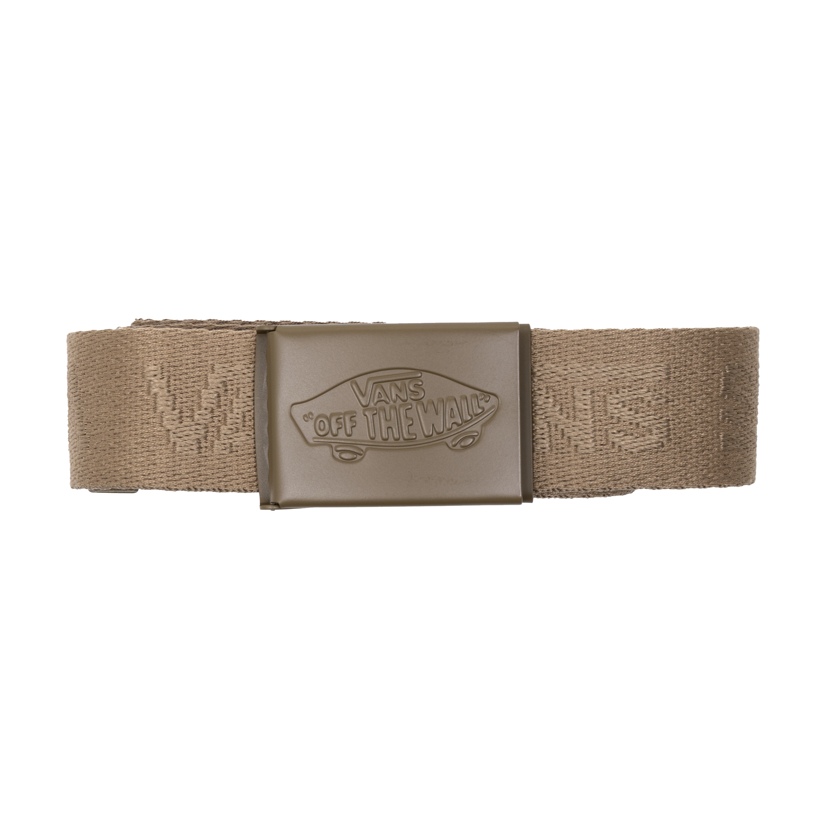 Vans Drop V Web Belt - Olive Brown