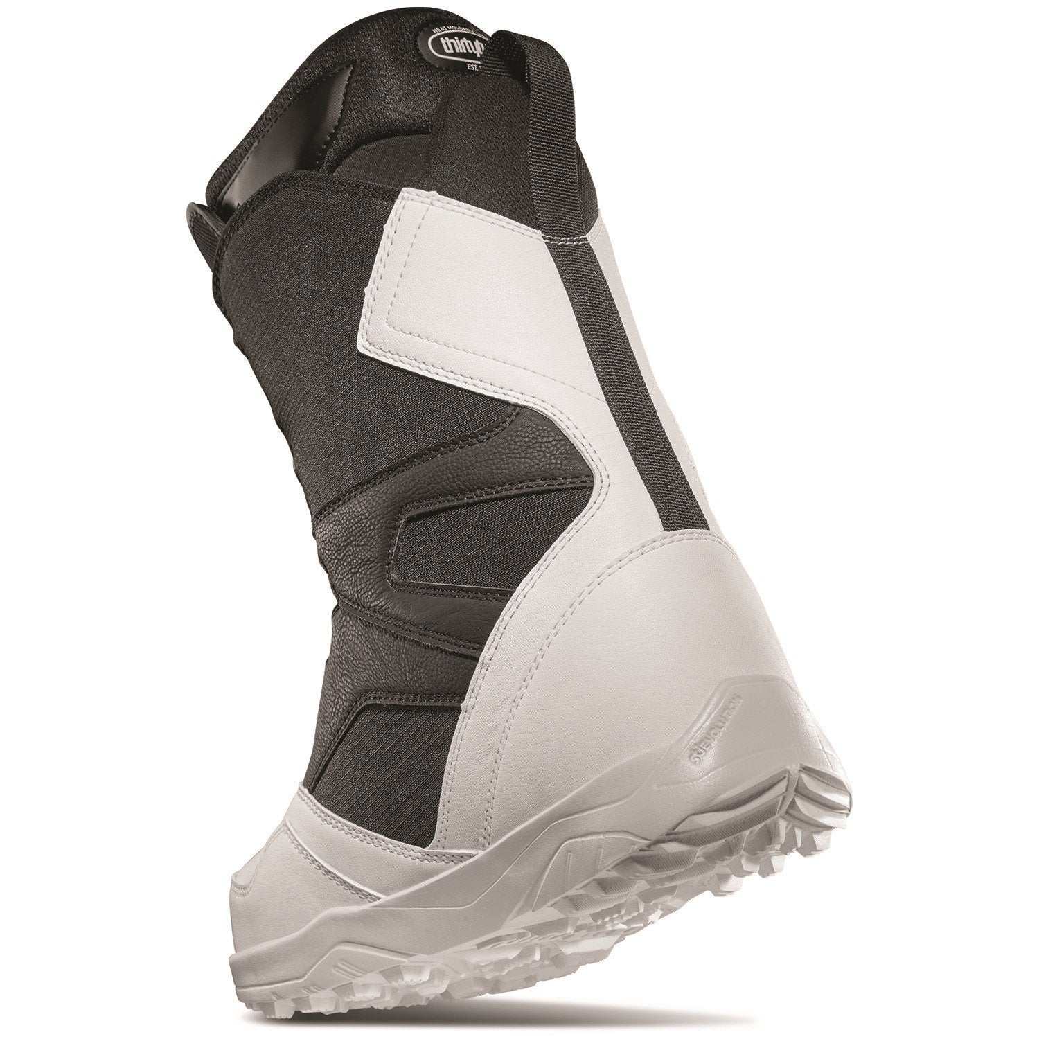 White/Black STW Double BOA 2024 ThirtyTwo Snowboard Boots Back
