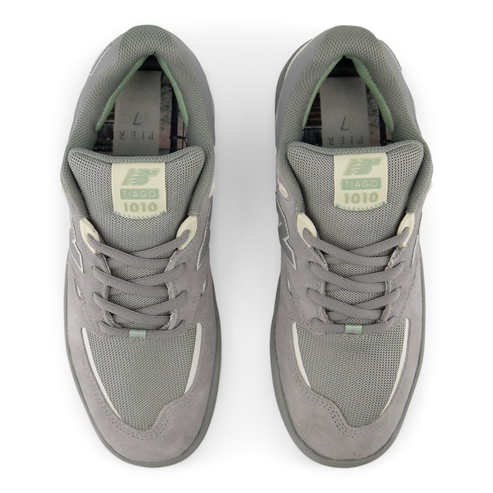 Grey NM1010 Tiago Lemos NB Numeric Skate Shoe Top