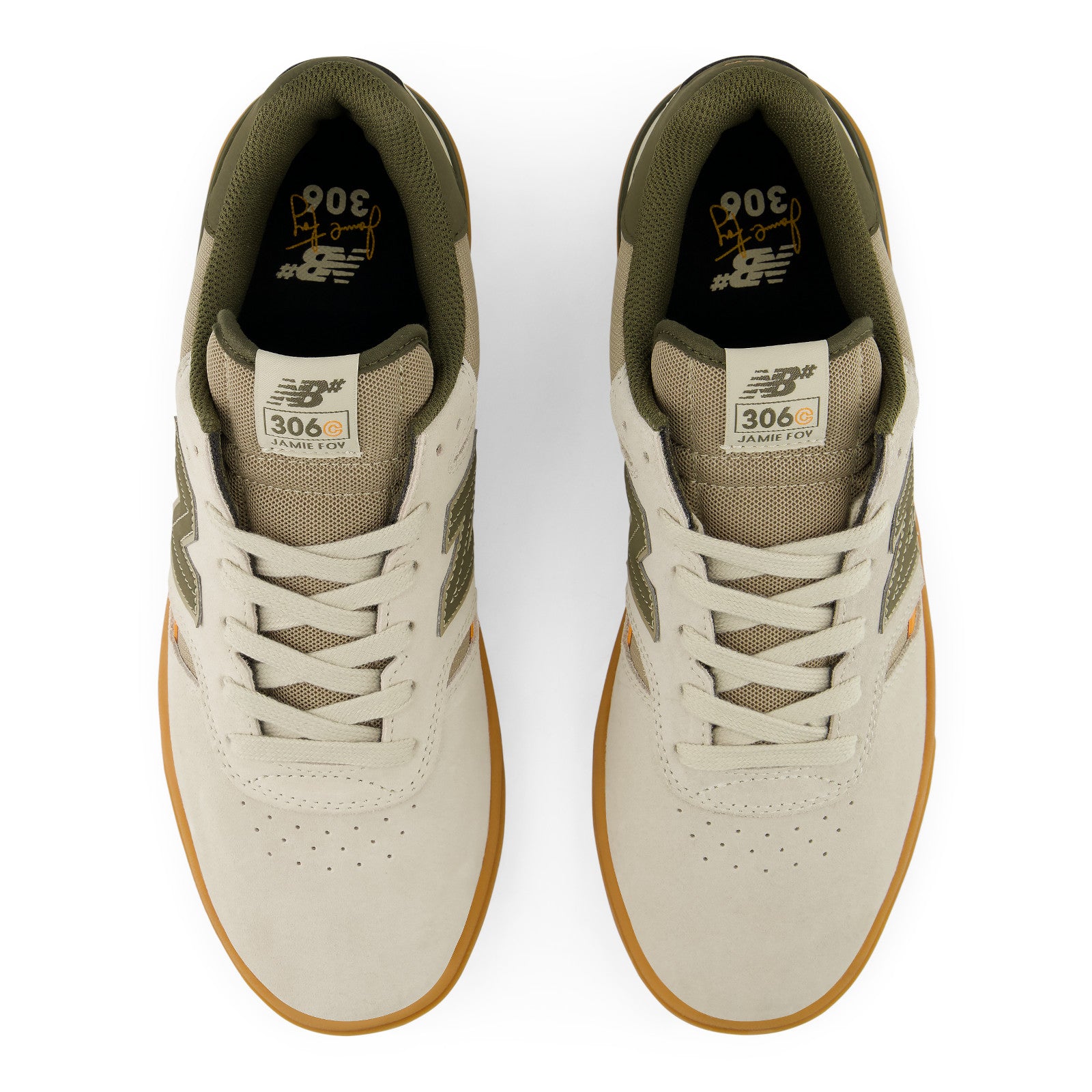 New Balance Numeric Jamie Foy 306 Cup Skateboard Shoe - Tan/Olive