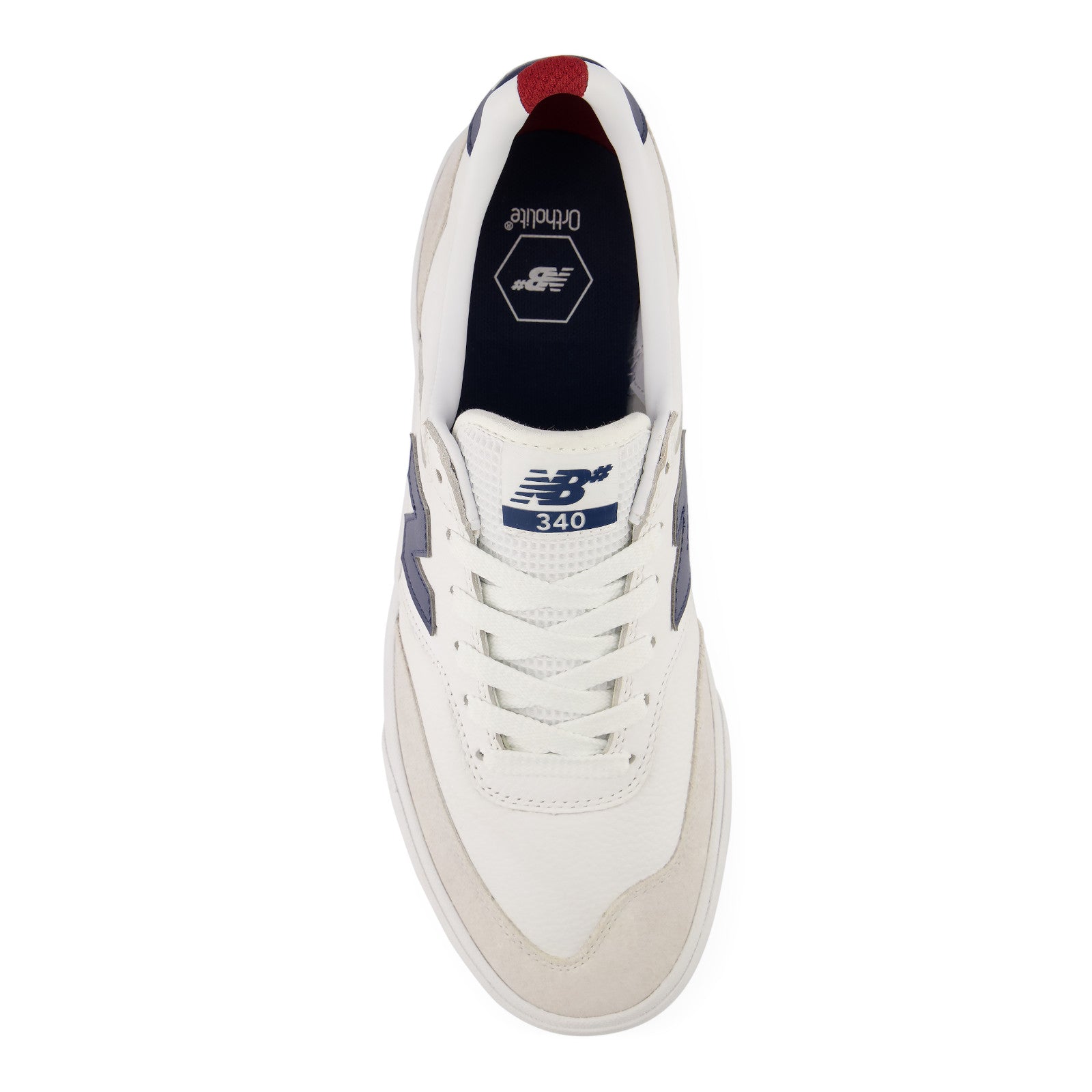 White/Navy 340 NB Numeric Vulc Skate Shoe Top