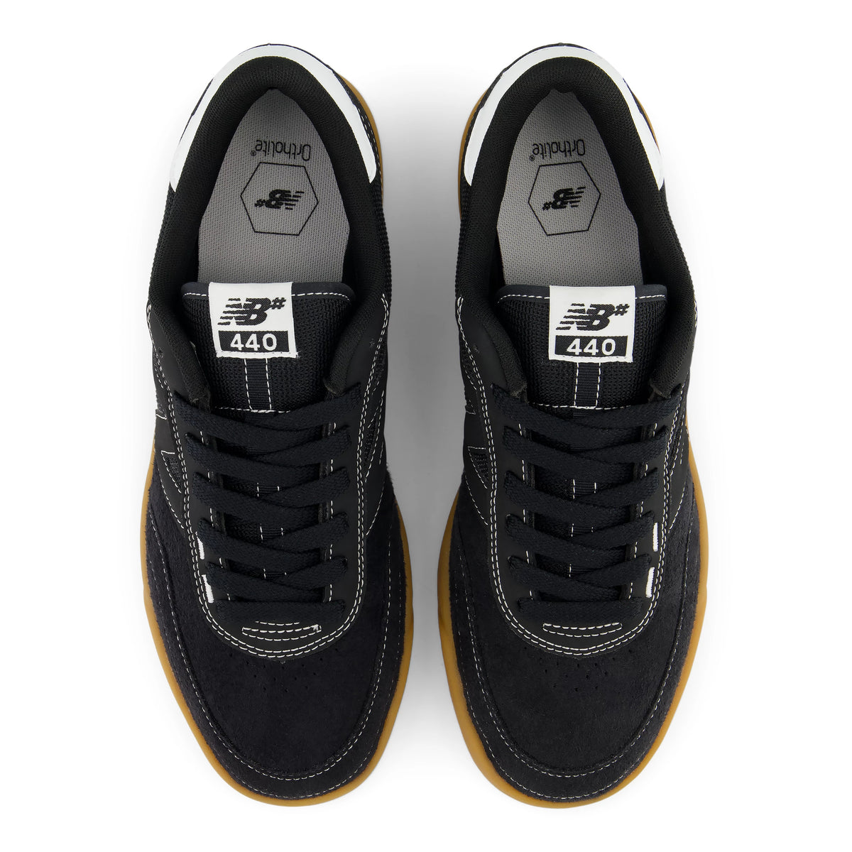 Black/Gum 440 NB Numeric Skate Shoe Top