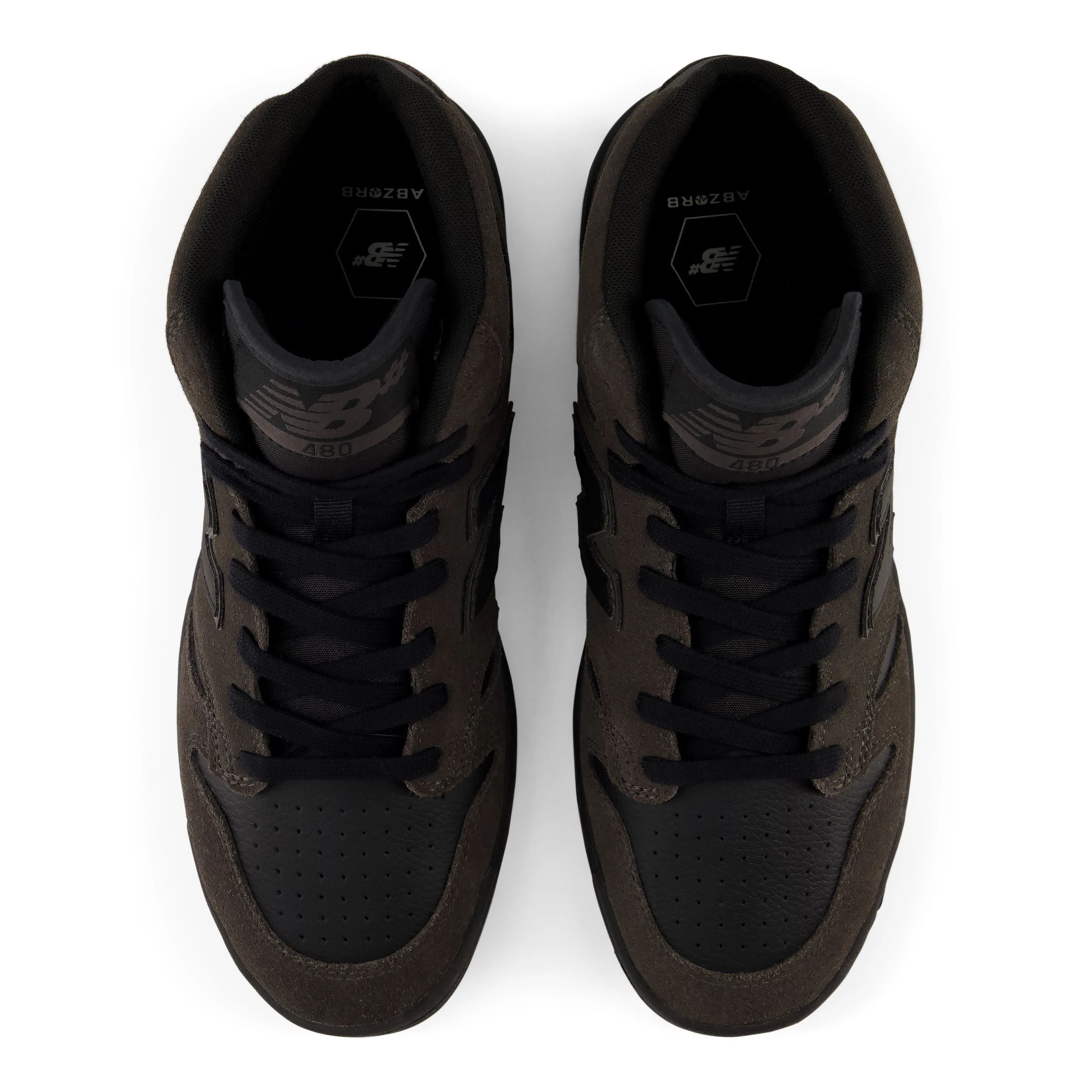 Charcoal/Black NB Numeric 480 High Skate Shoe Top
