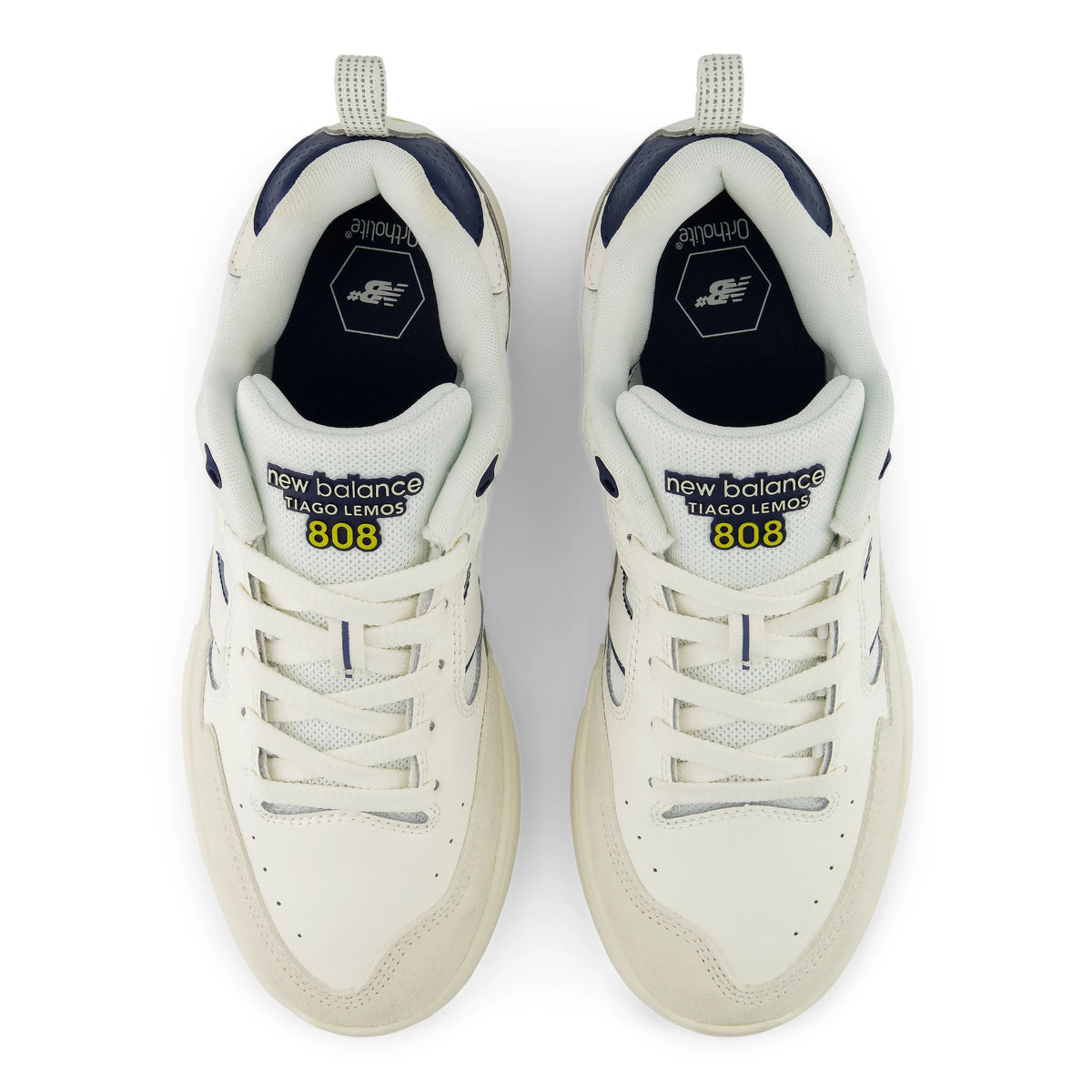 New Balance Numeric 808 Lite Tiago Lemos Skateboard Shoe - White/Blue