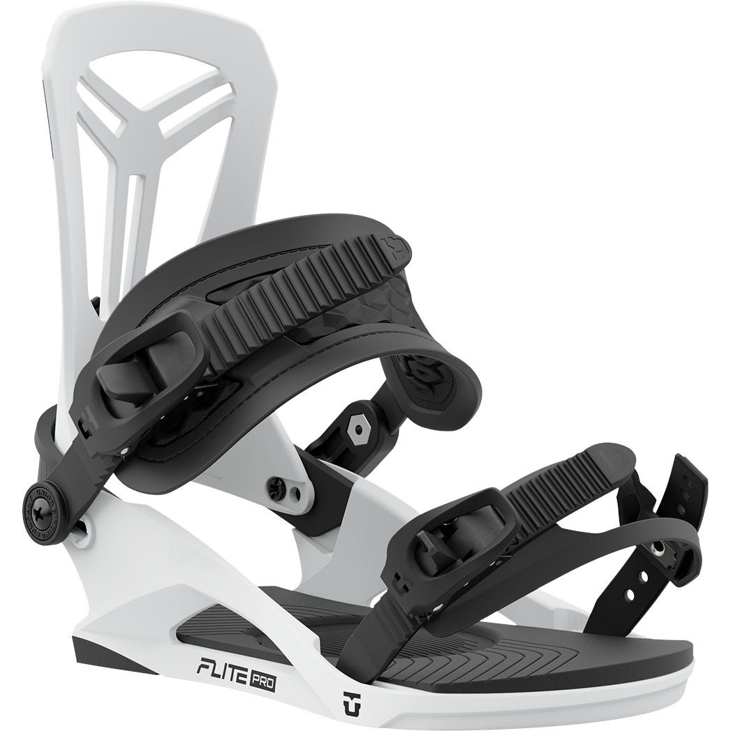 2024 White Flite Pro Union Snowboard Bindings Front