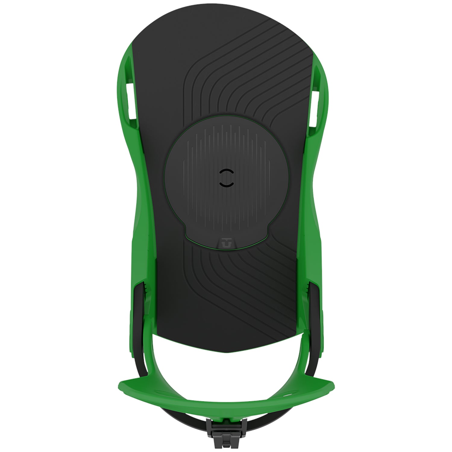 Green 2024 Flite Pro Union Snowboard Bindings Footbed