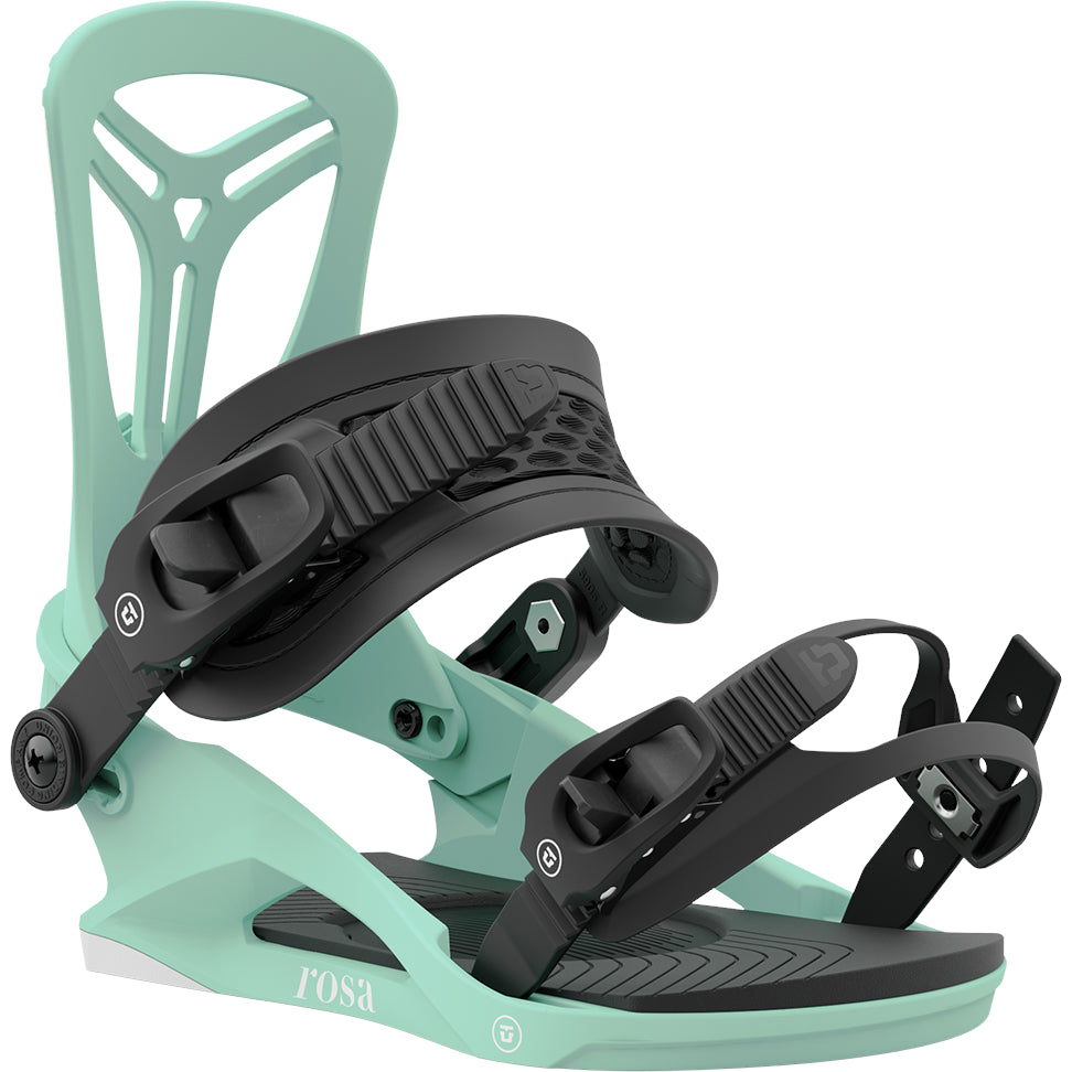 Aqua 2024 Women's Rosa Union Snowboard Bindings Front