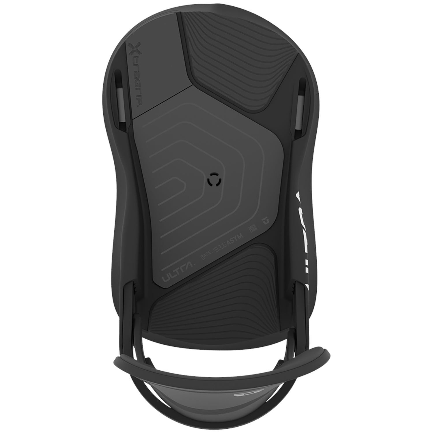 Black 2024 Ultra Union Snowboard Bindings Footbed