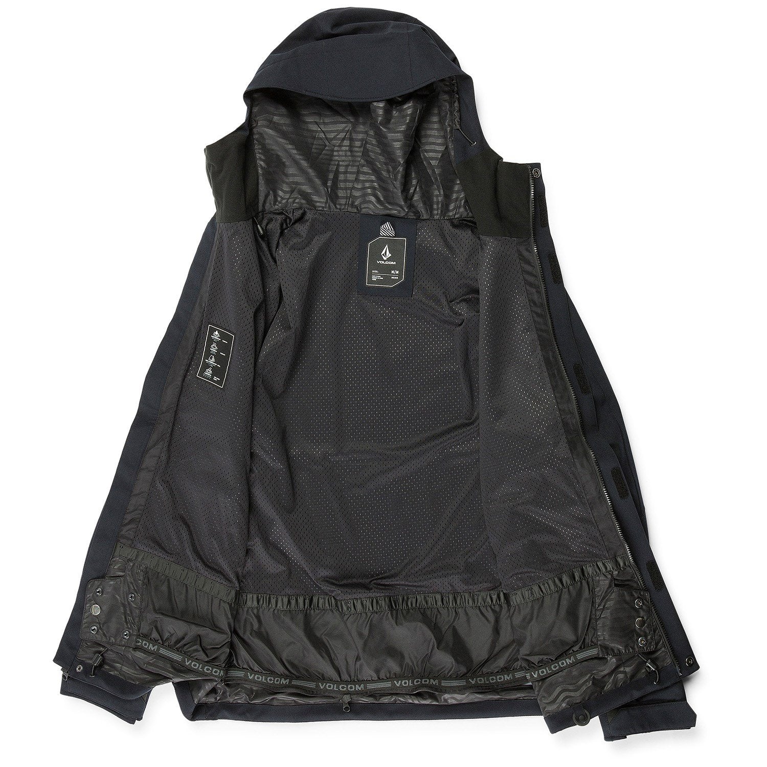 Black Brighton Full Zip Volcom Jacket
