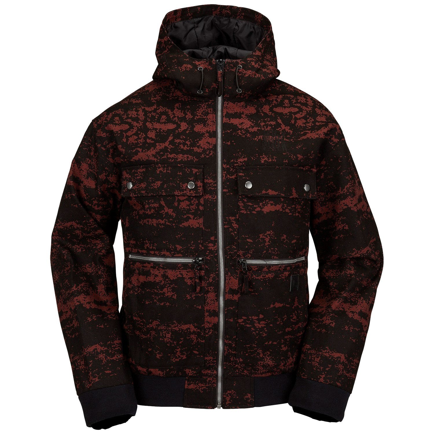 Maroon Camo Dustbox Volcom Snowboard Jacket