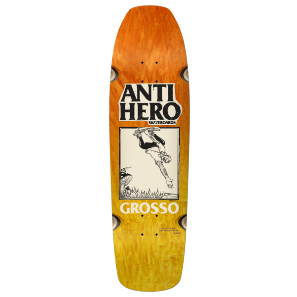Antihero Grosso 2025 Skate Shop Day Fade Skateboard Deck - Wheel Wells