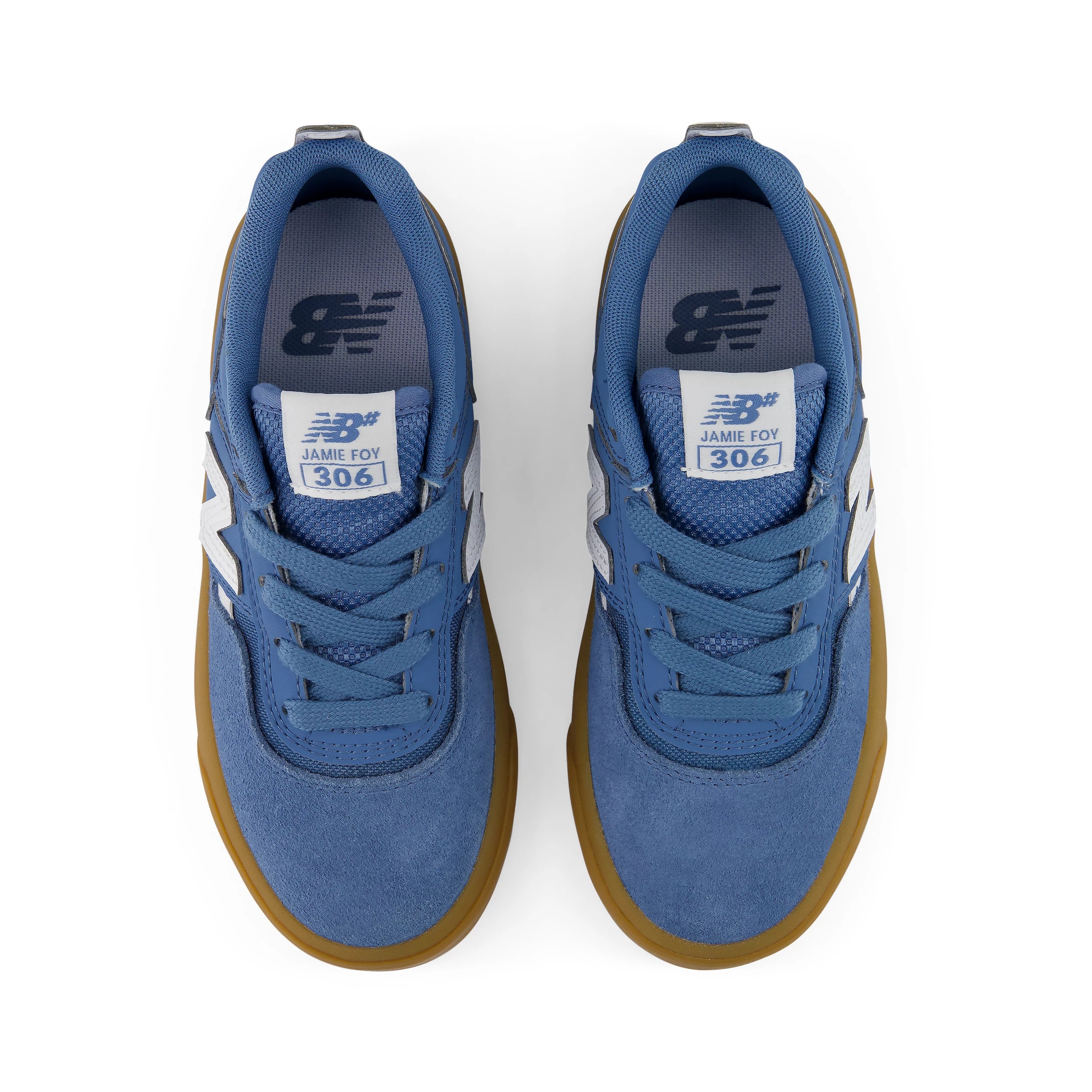 Blue/Gum Kids Jamie Foy 306 NB Numeric Skate Shoe Top