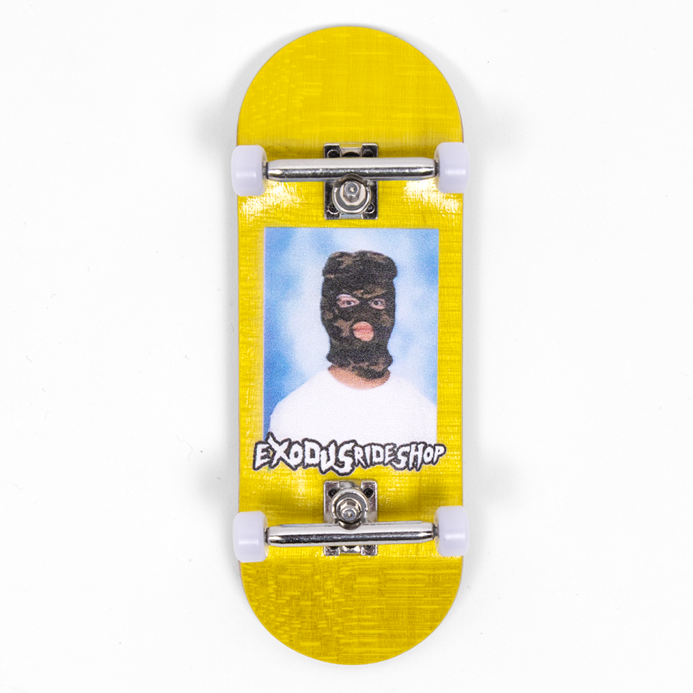 Exodus Deep Concave Ski Mask Complete Fingerboard - Yellow