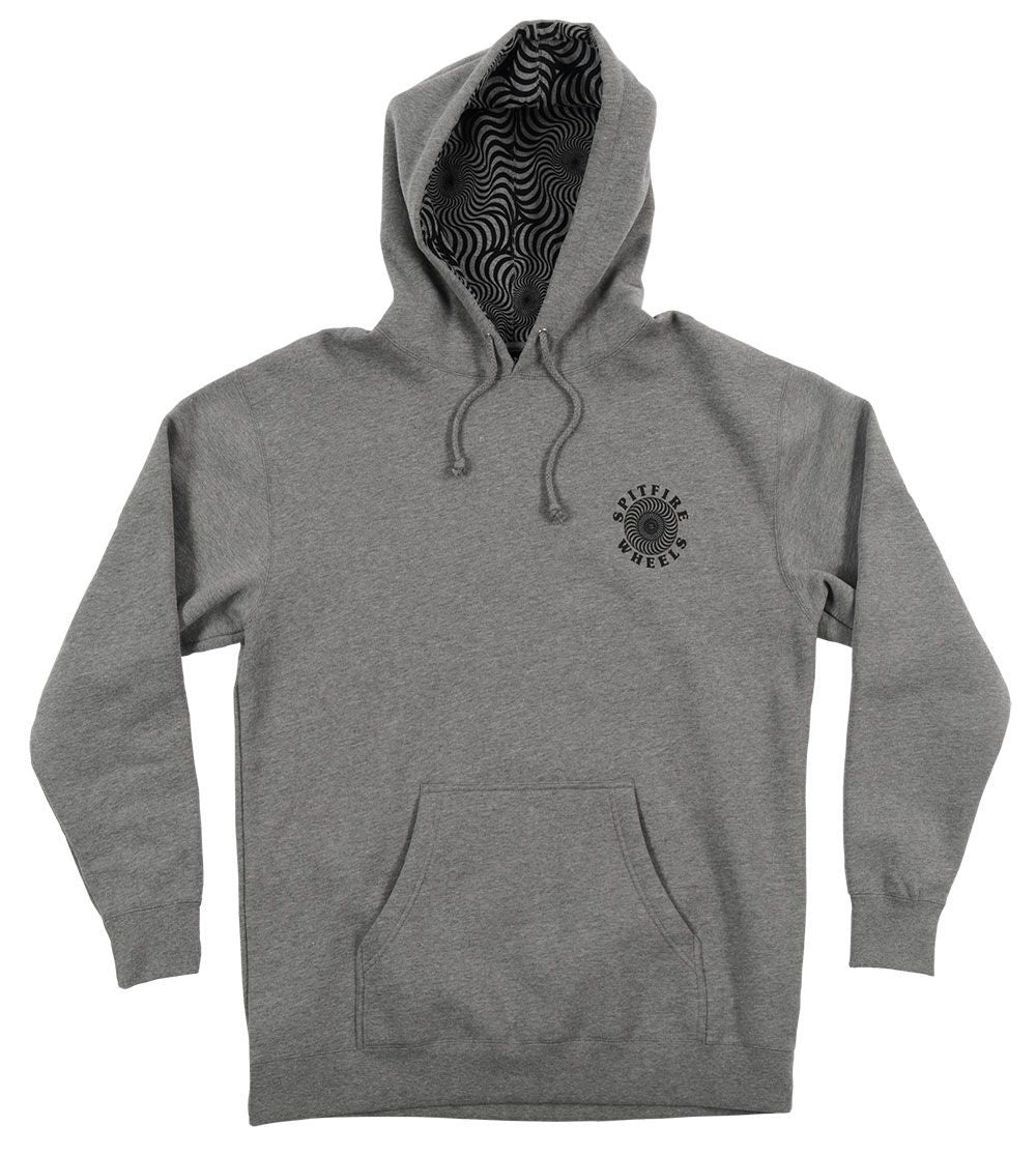 Spitfire SwirlHead Pullover Hoodie - Gunmetal Heather