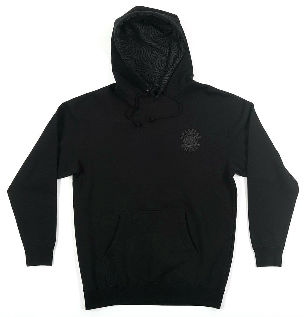 Spitfire SwirlHead Pullover Hoodie - Black