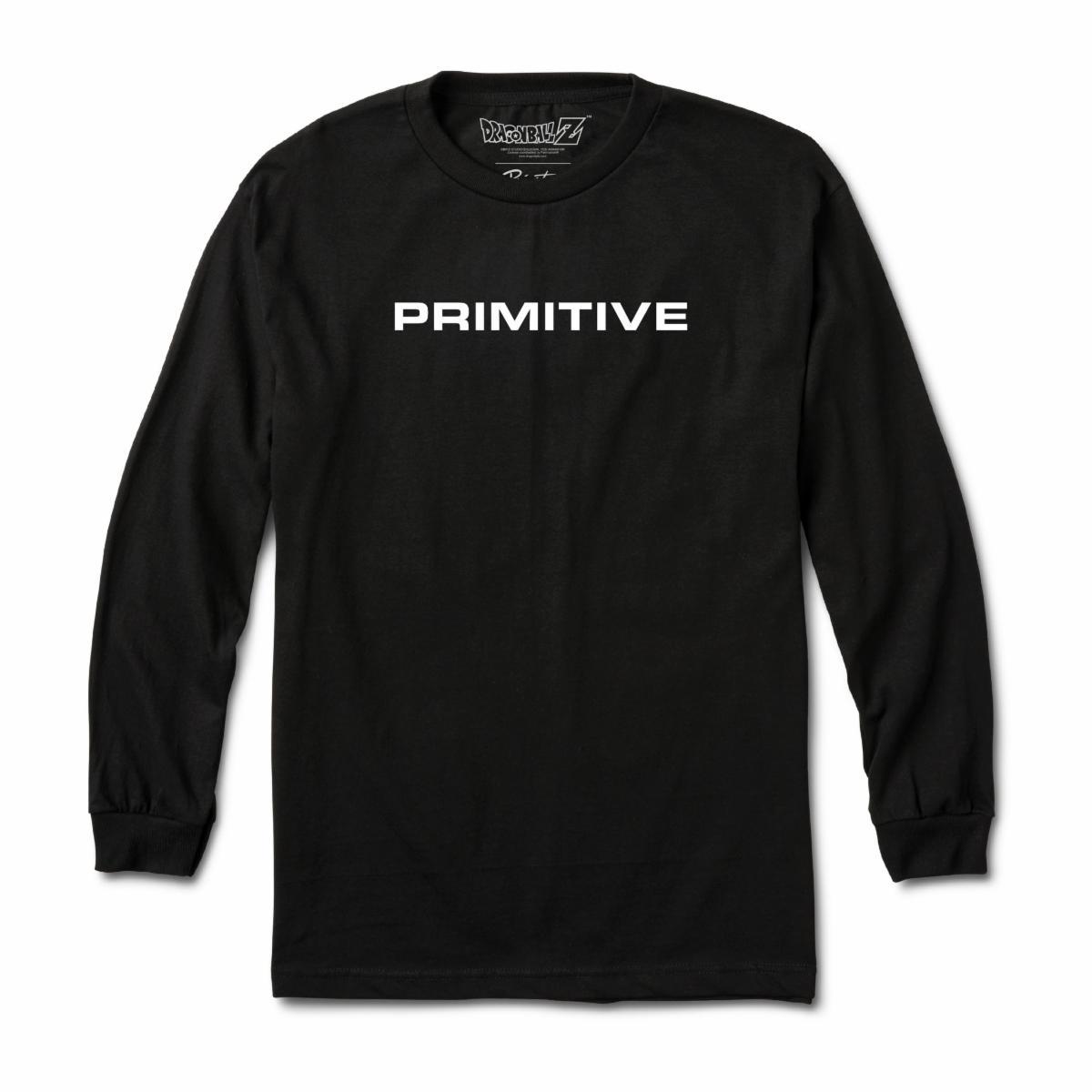 Primitive x Dragon Ball Z Goku Power Up Long Sleeve - Black
