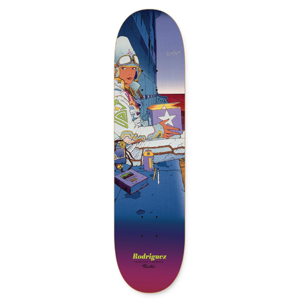 P-Rod 8.25 Moebius Productions Star Watcher Primitive Skate Deck