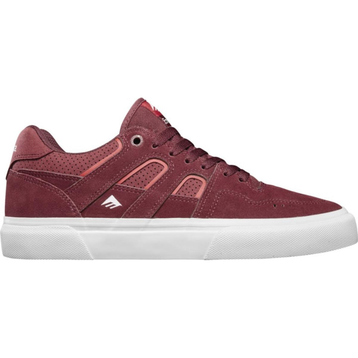 Burgundy Tilt G6 Vulc Skate Shop Day Emerica Skateboard Shoe