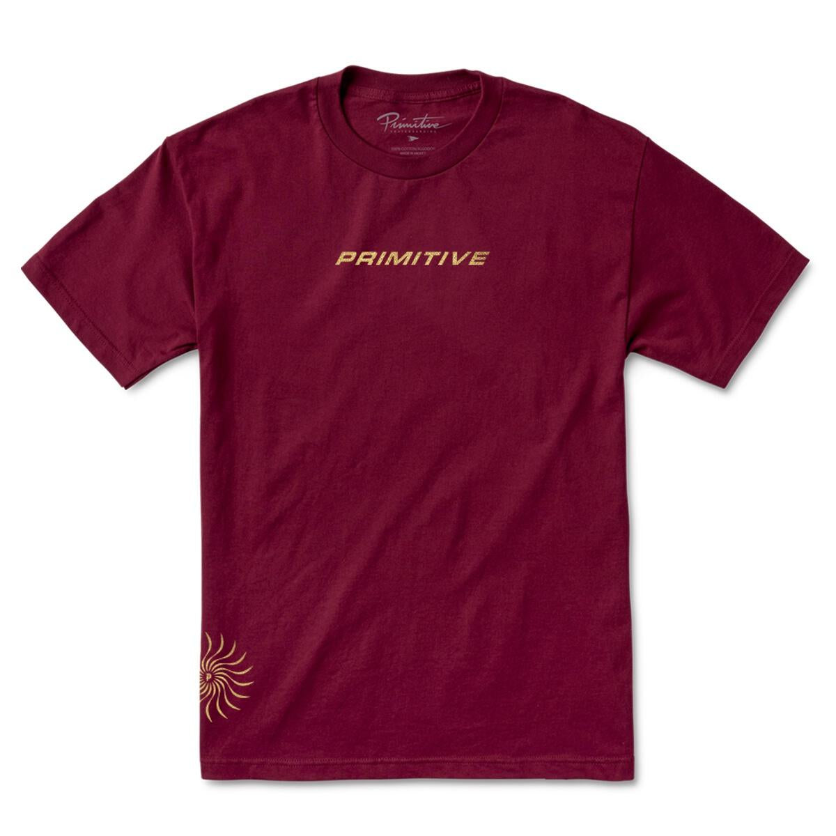 Burgundy Imperial Primitive Skate T-Shirt