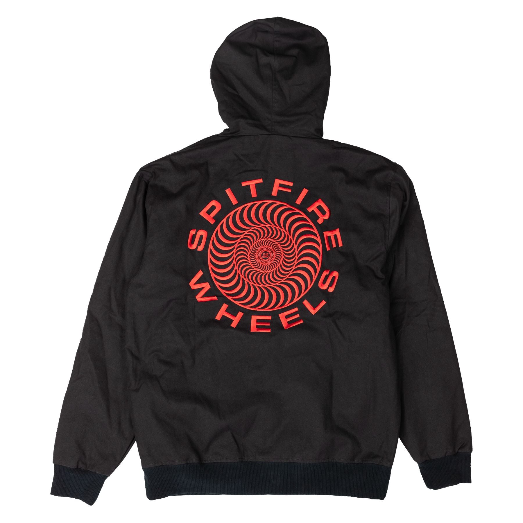 Black Embroidered Classic 87' Swirl Spitfire Jacket back