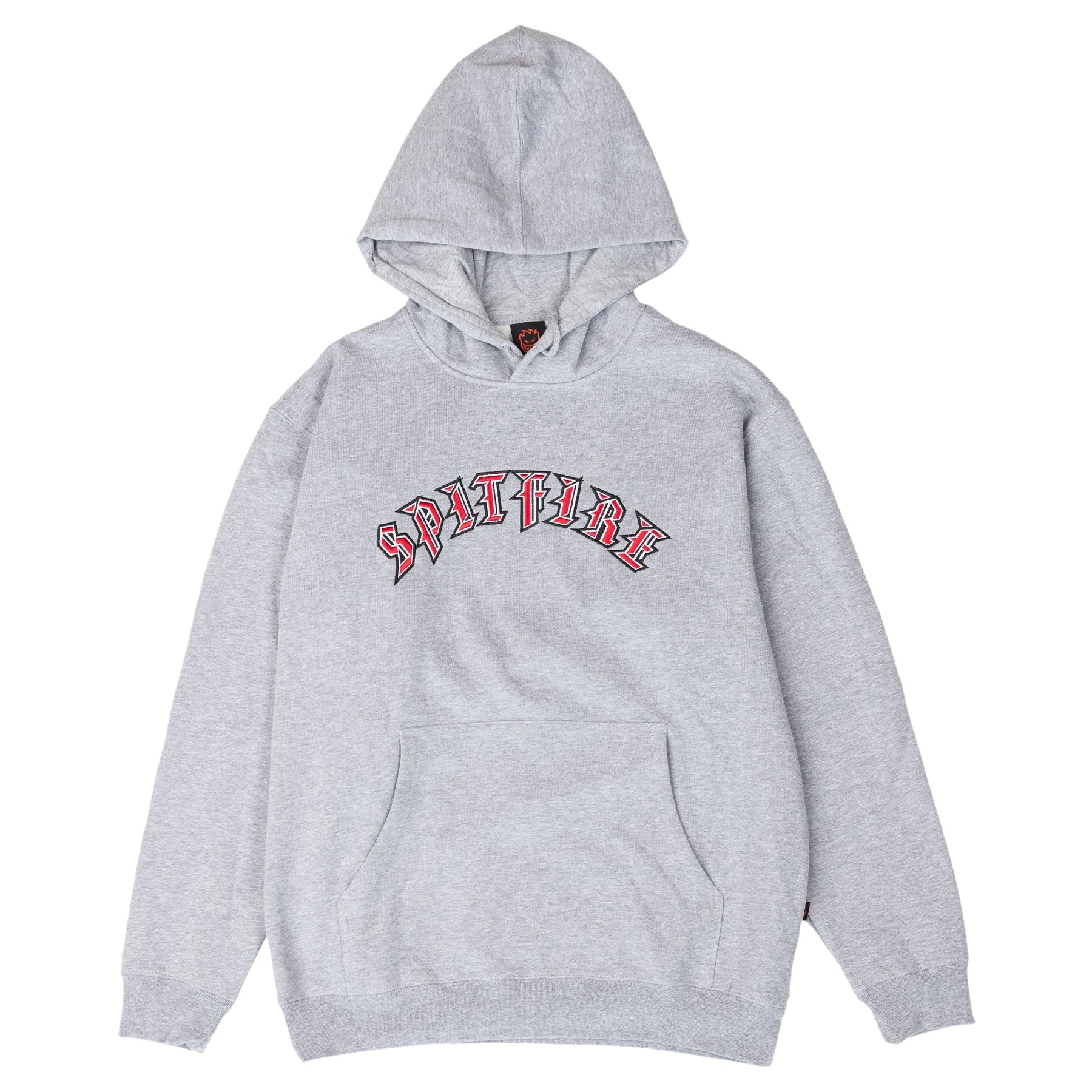 Heather Grey Old English Spitfire Wheels Hoodie