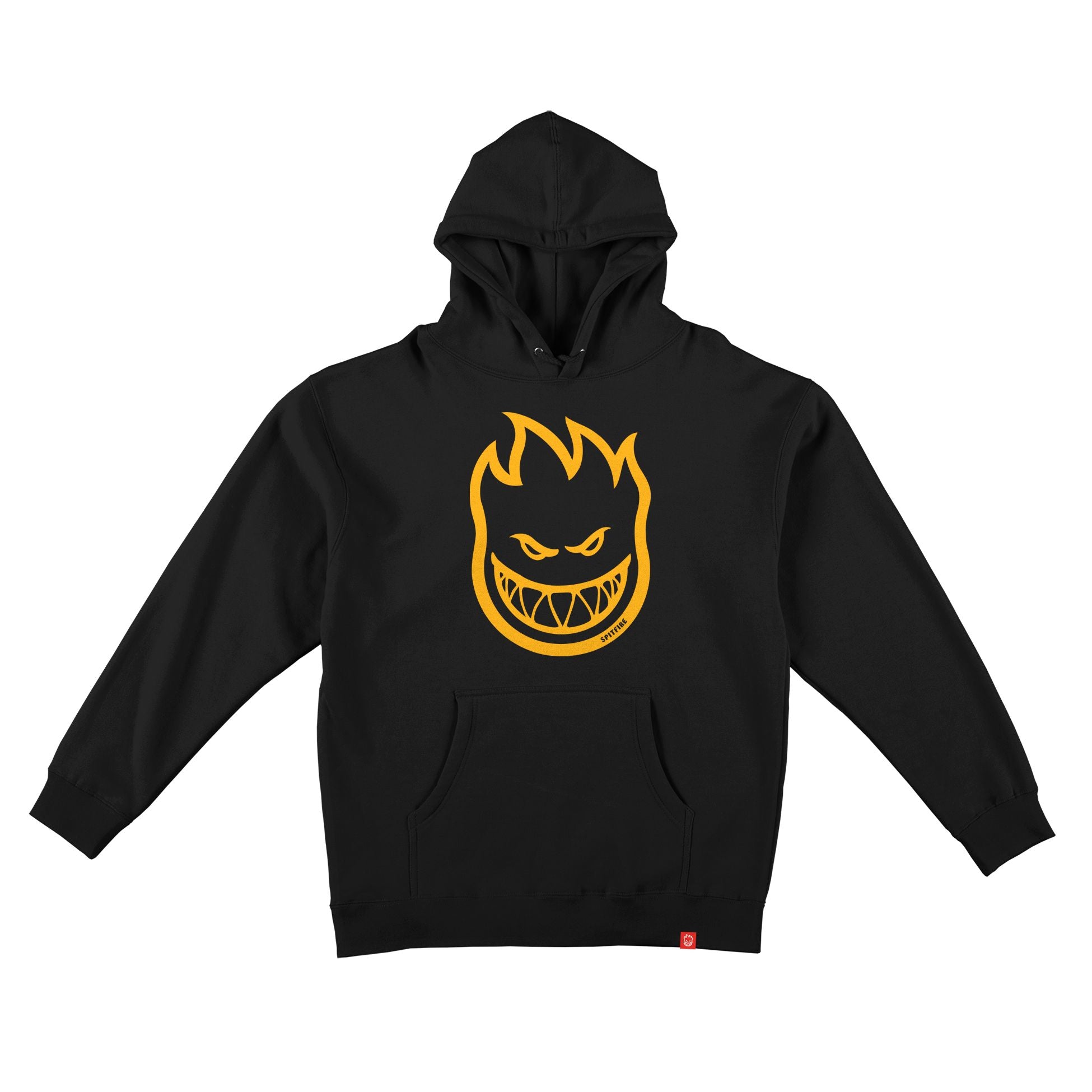 Black/Gold Bighead Spitfire Wheels Hoodie