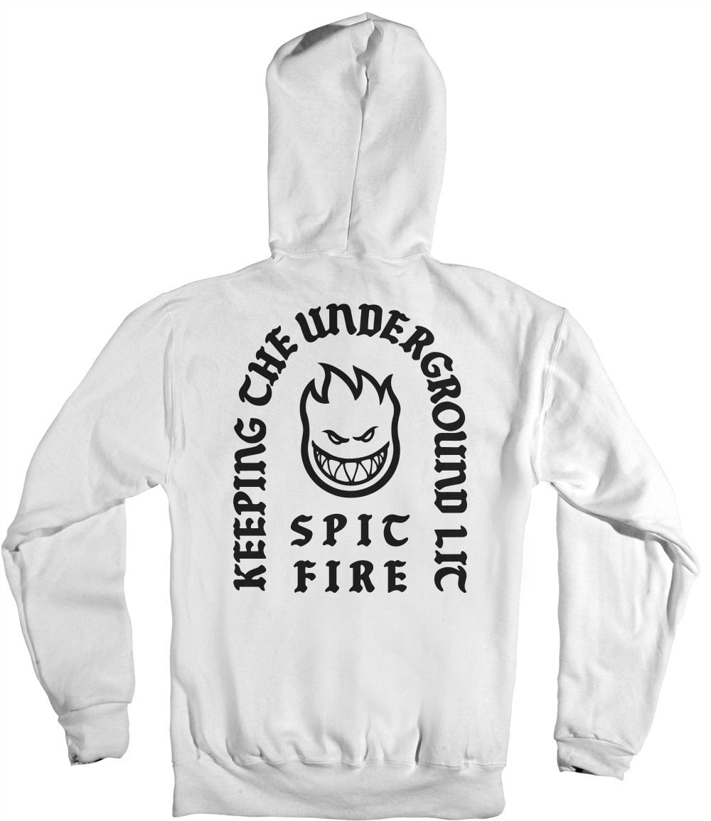 Spitfire Steady Rockin Pullover Hoodie - White/Black