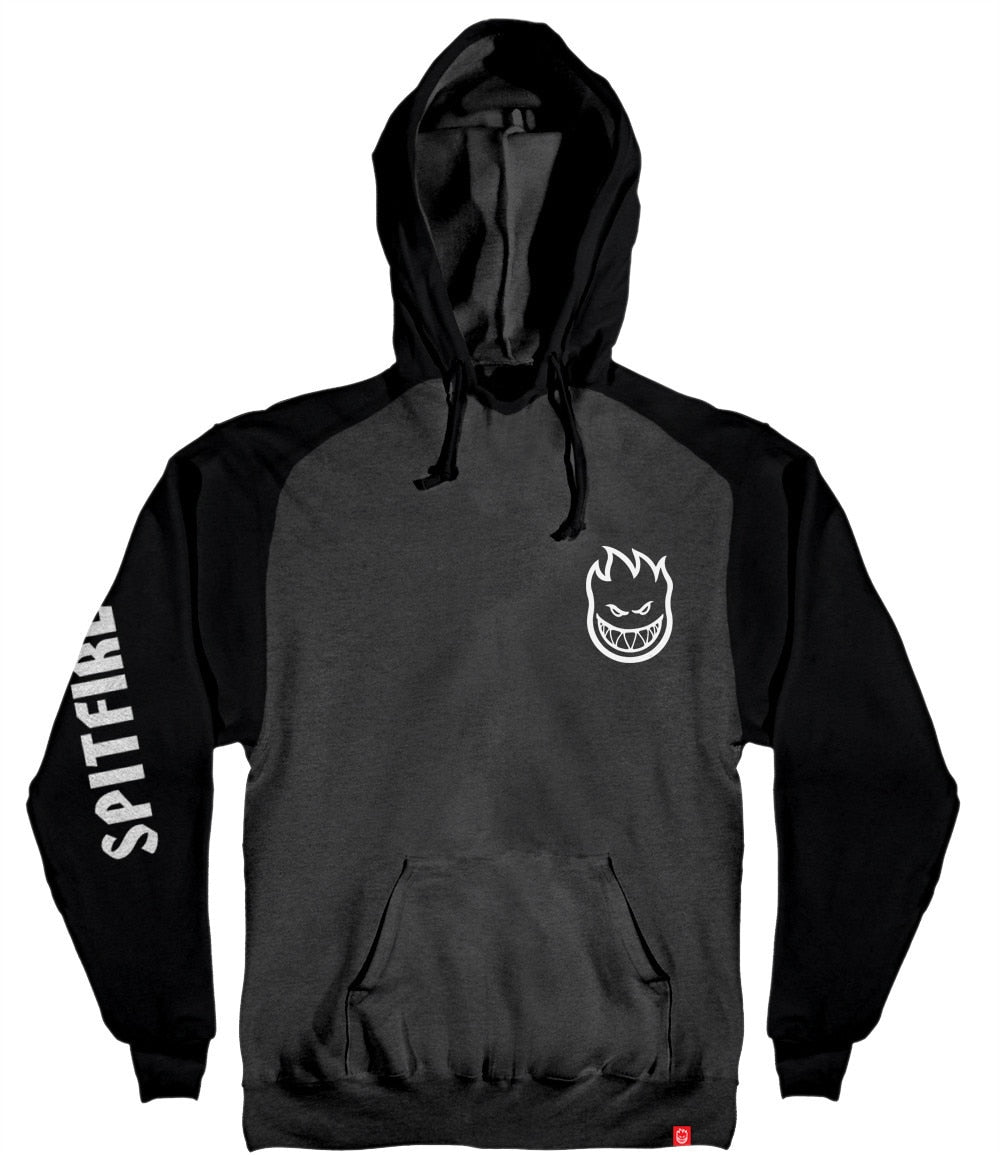 Spitfire Lil Bighead Hombre Pullover Hoodie - Charcoal Heather/Black