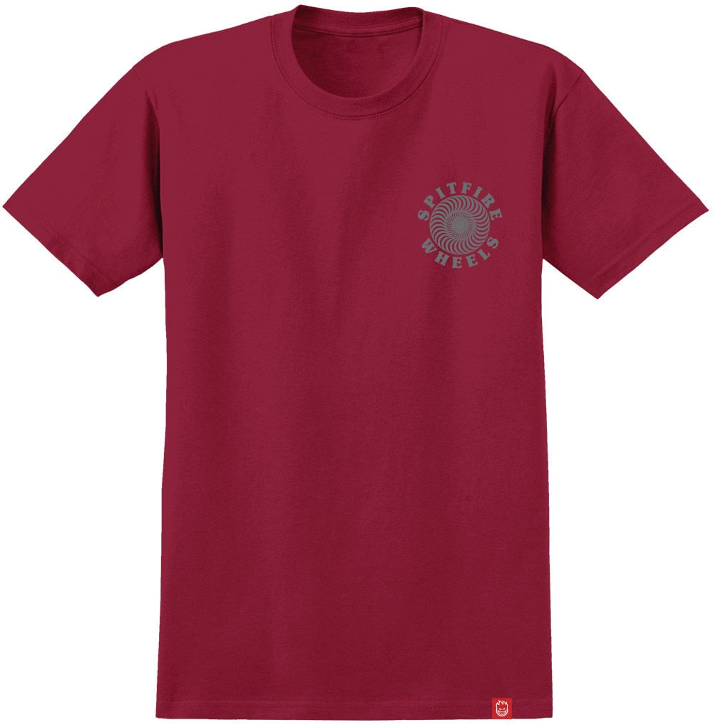 Spitfire OG Classic Tee - Cardinal/Grey