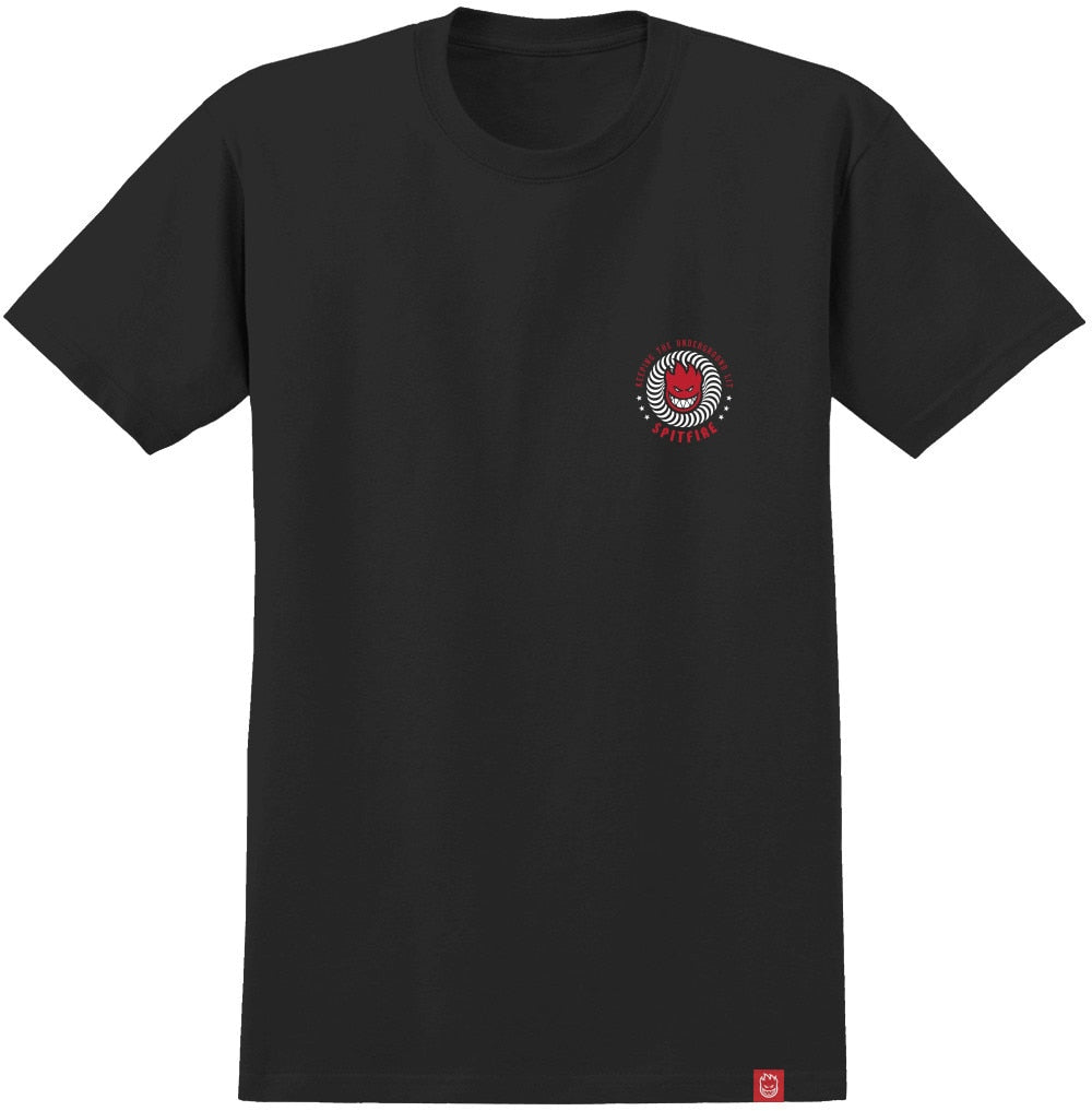 Spitfire K.T.U.L. Tee - Black/Red/White
