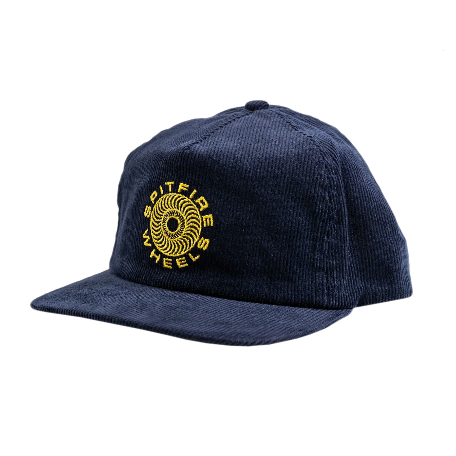 Navy/Gold Classic 87 Swirl Spitfire Snapback Hat