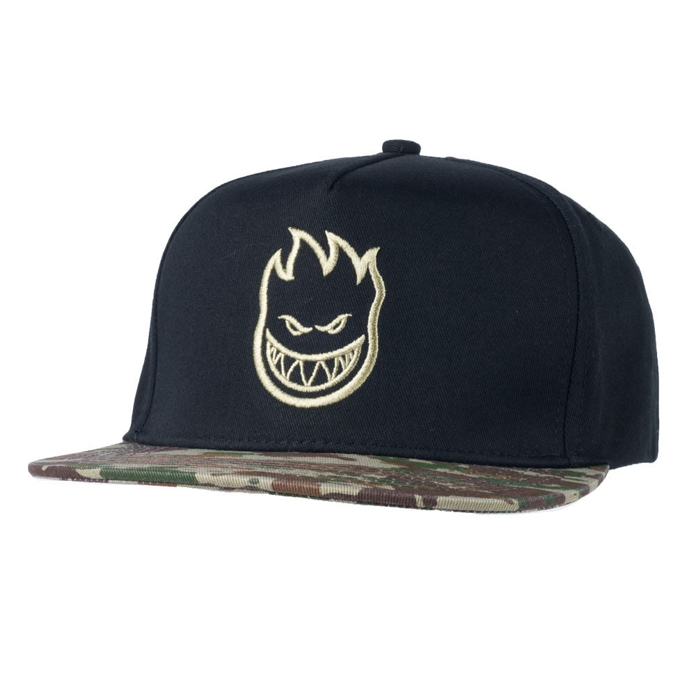 Spitfire Bighead Snap Back - Black/Camo