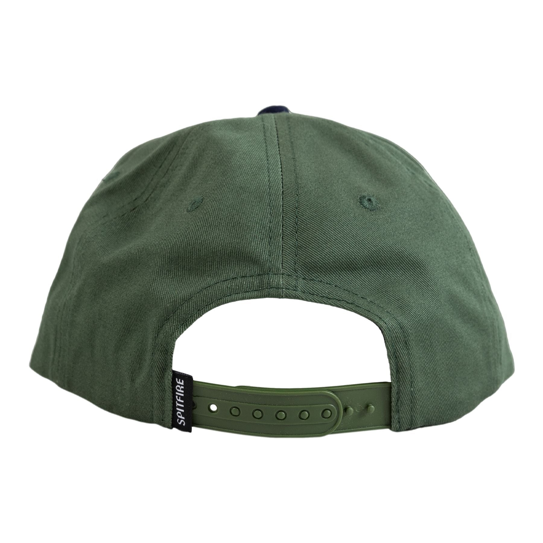 Olive/Red Old E Arch Spitfire Snapback Back