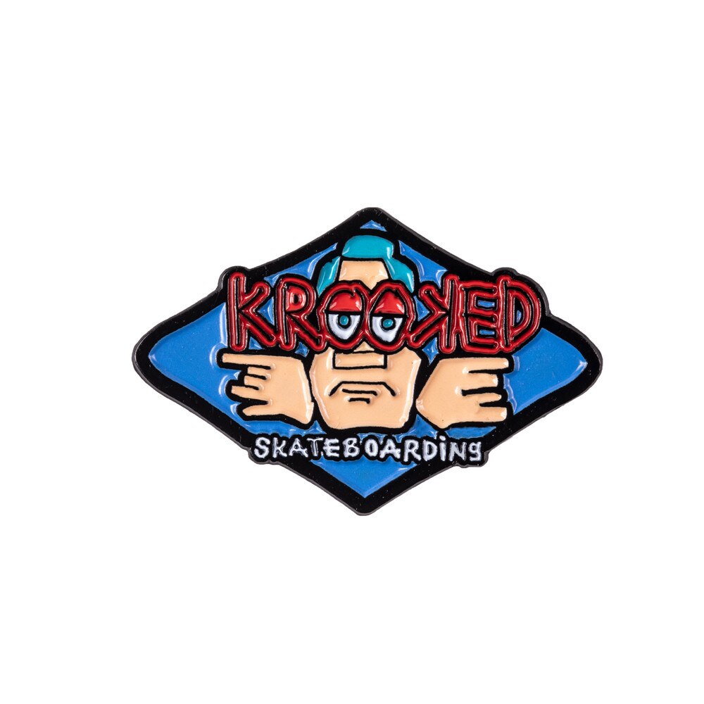 Krooked Arketype Enamel Lapel Pin