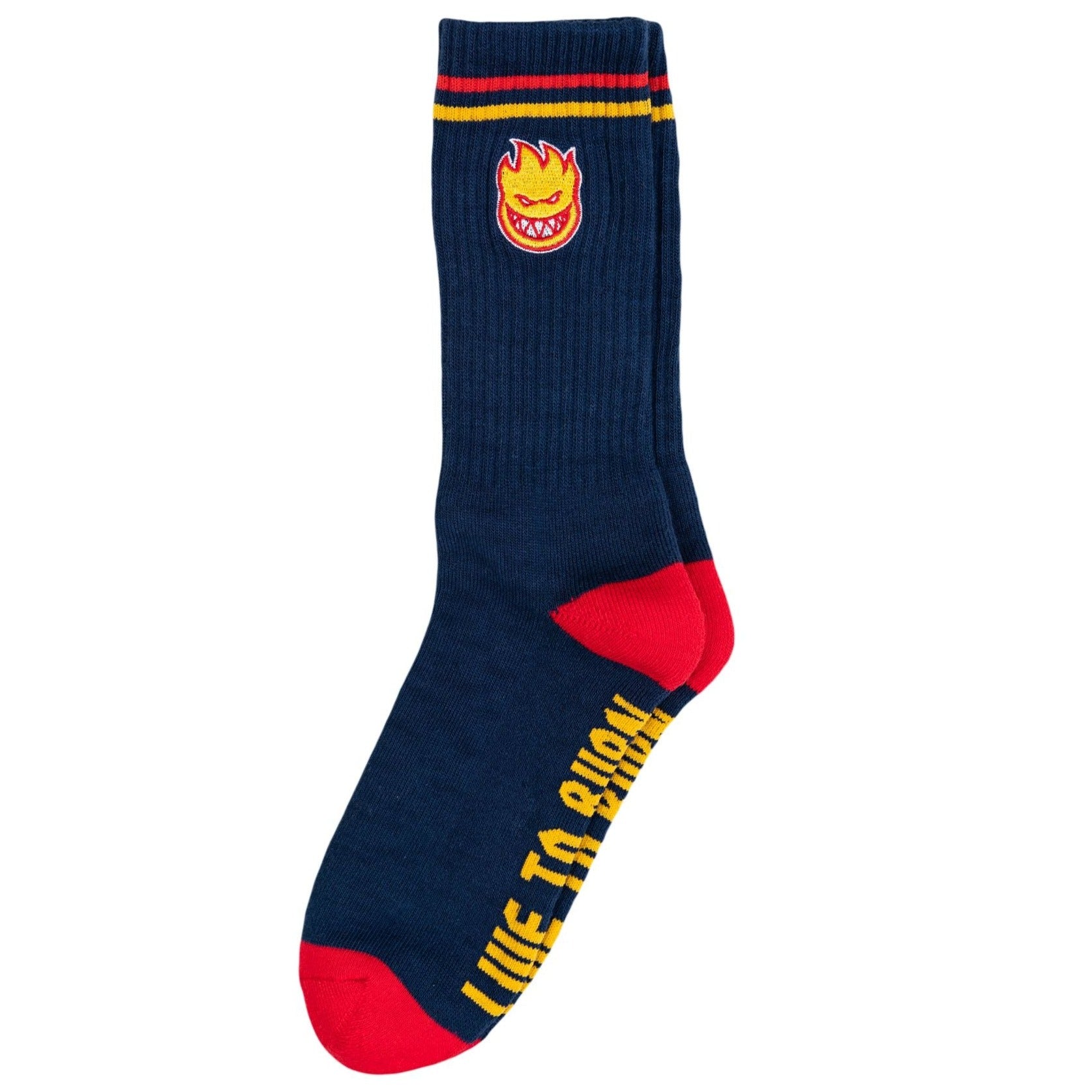 Navy Bighead Fill Spitfire Crew Socks