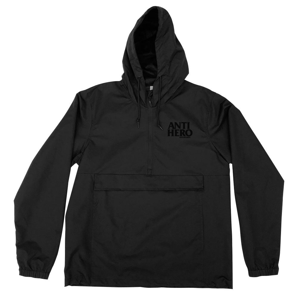 Antihero Lil Black Hero Embroidered Anorak Jacket