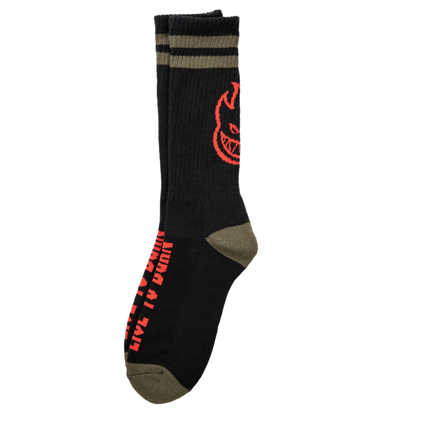 Black Heads Up Spitfire Socks