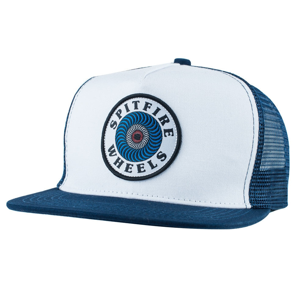Spitfire OG Swirl Patch Trucker - Navy