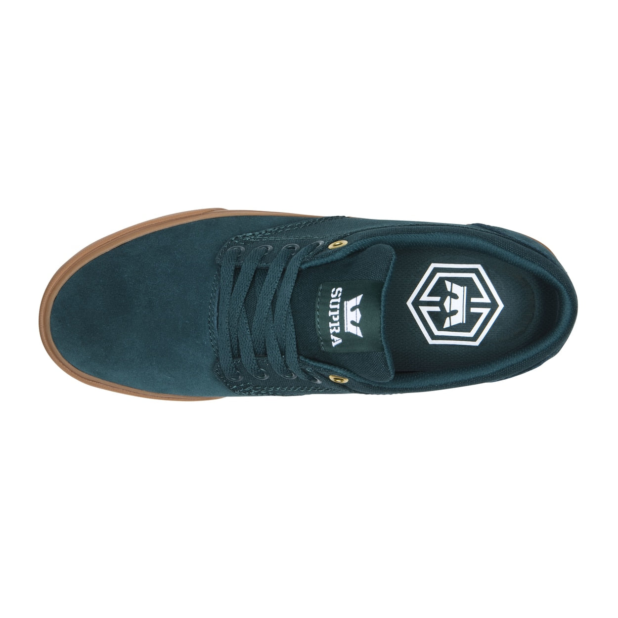 Supra Chino Skate Shoe - Evergreen/Gum