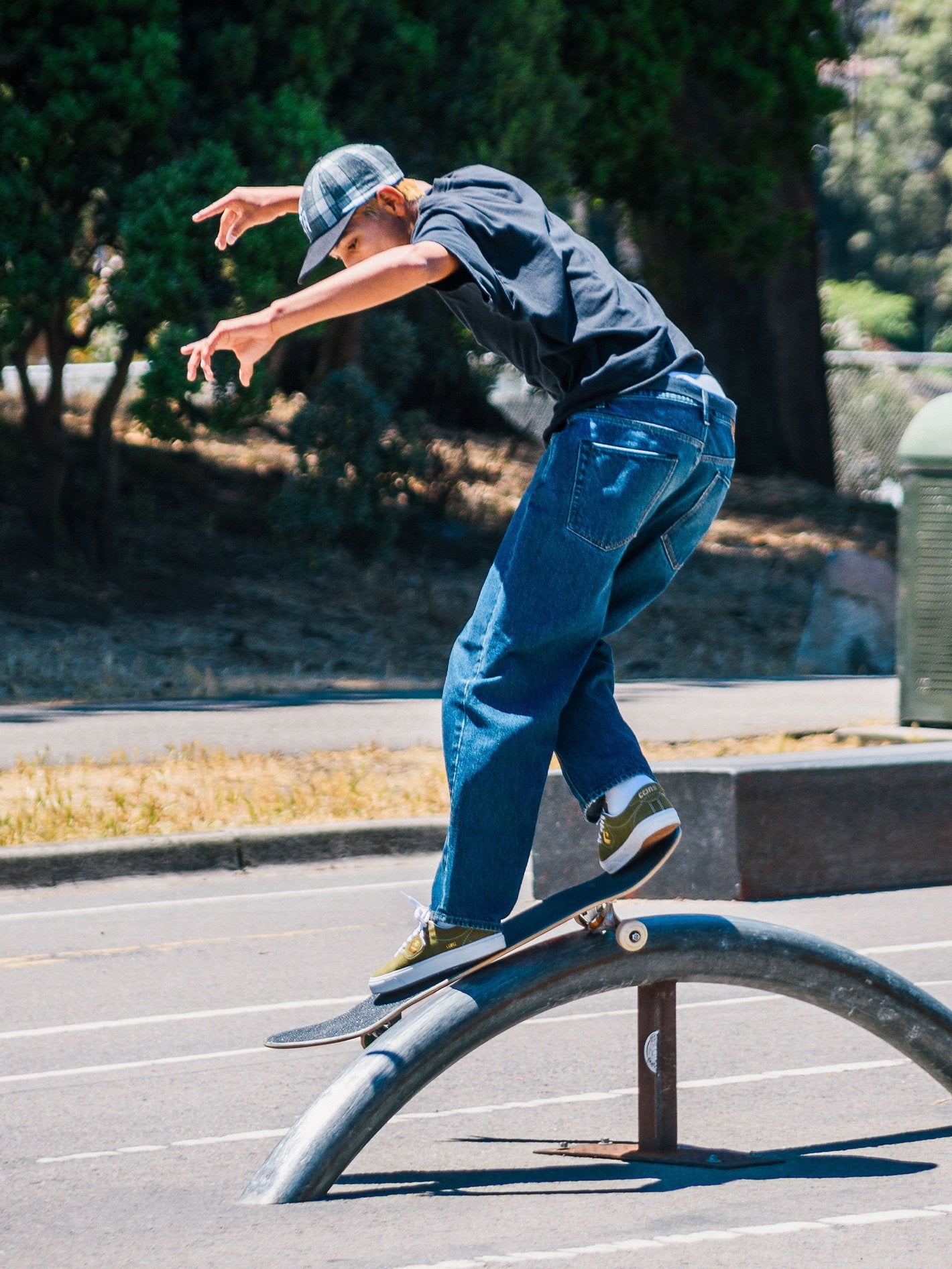 Blue Rinse Louie Lopez Tapered Volcom Denim
