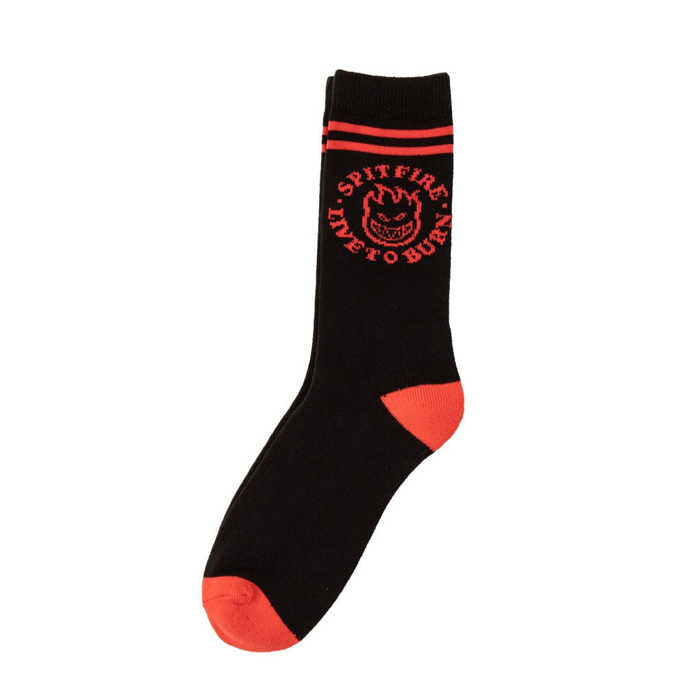 Spitfire Bighead LTB Socks - Black/Red