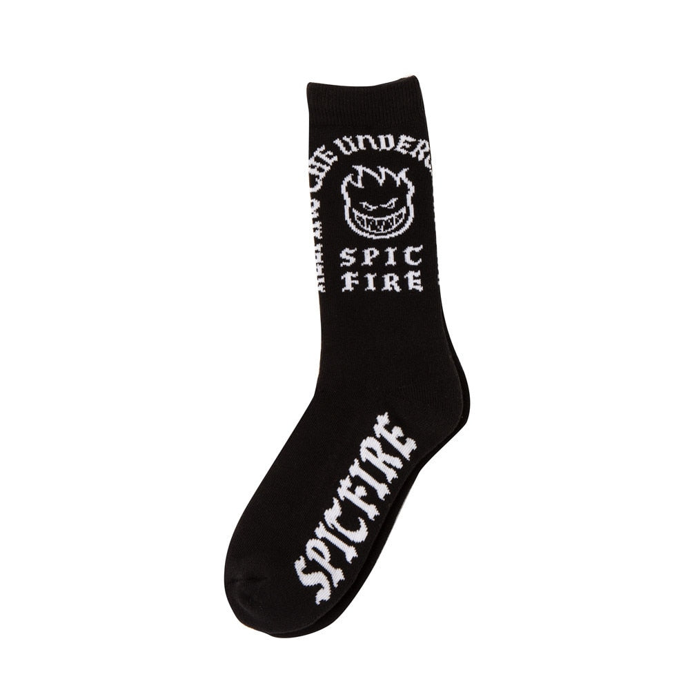 Spitfire Steady Rockin Crew Socks - Black/White