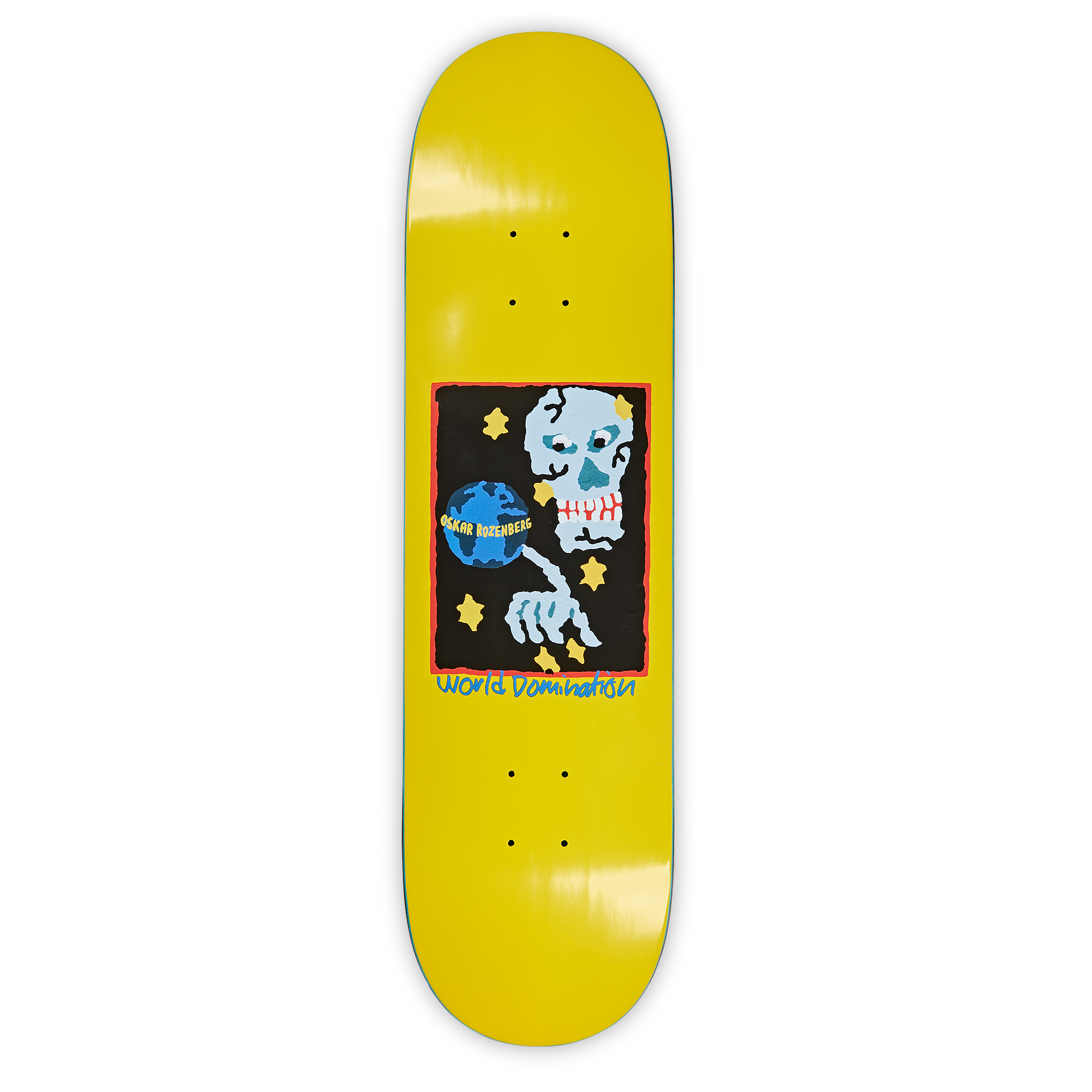 Oskar Rozenberg Yellow World Domination Polar Skate Co Deck