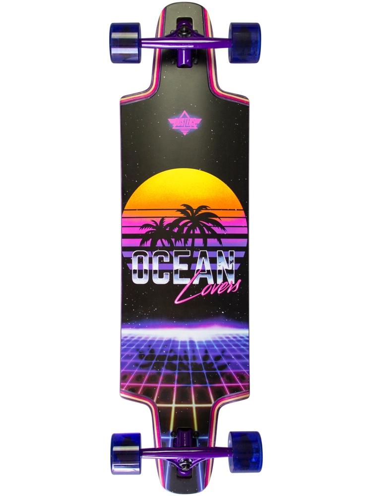 Purple Ocean Lovers 36" Dusters Complete Longboard