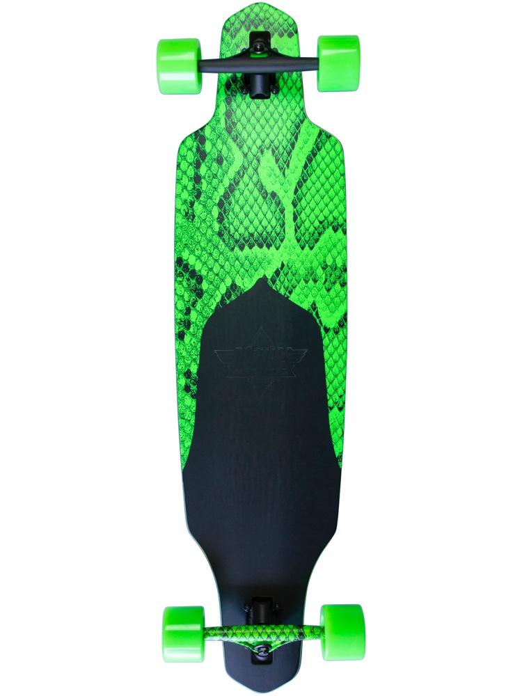 Channel Snakeskin Dusters Drop Thru Longboard