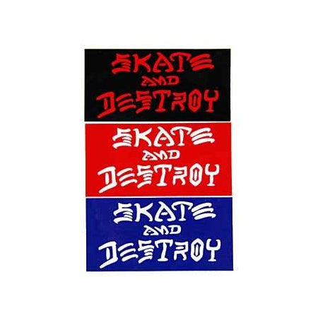 Medium Skate and Destroy Thrasher Magazine Skateboard Sticker