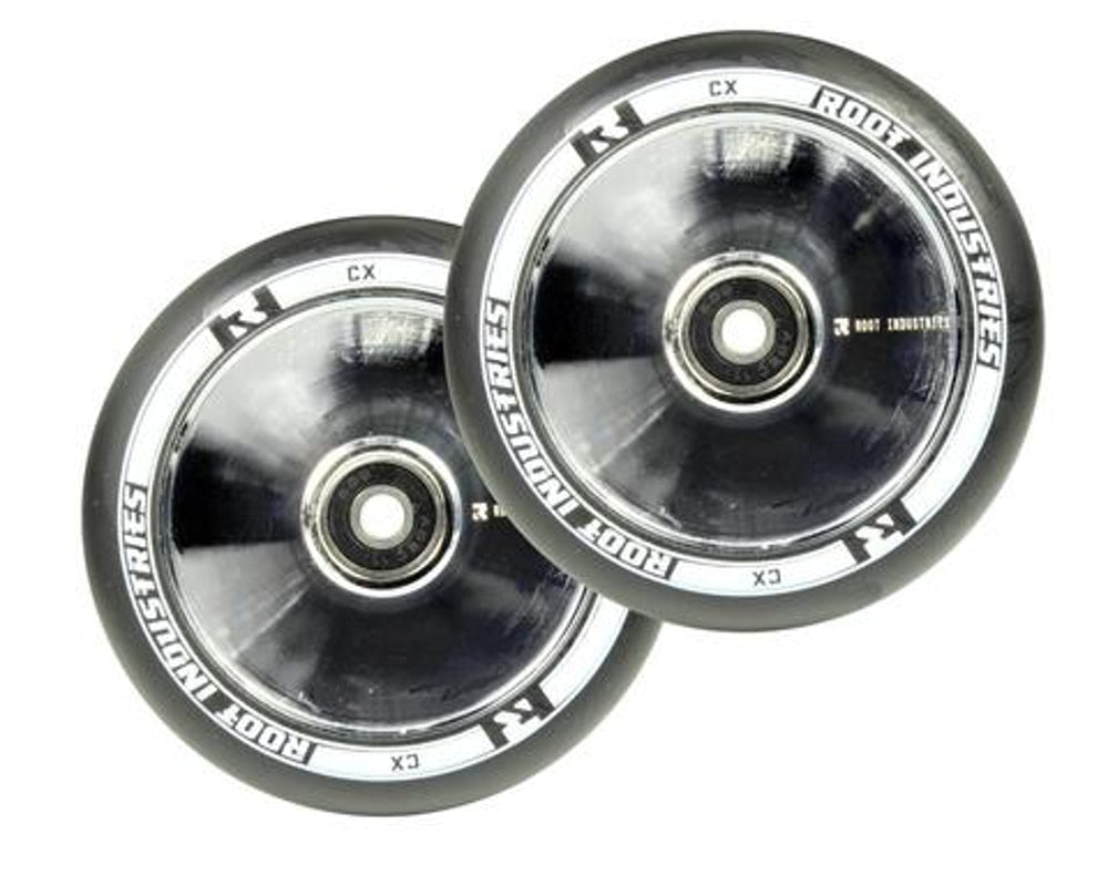 Root Industries Air Scooter Wheels - Black/MIrror (Set of 2)